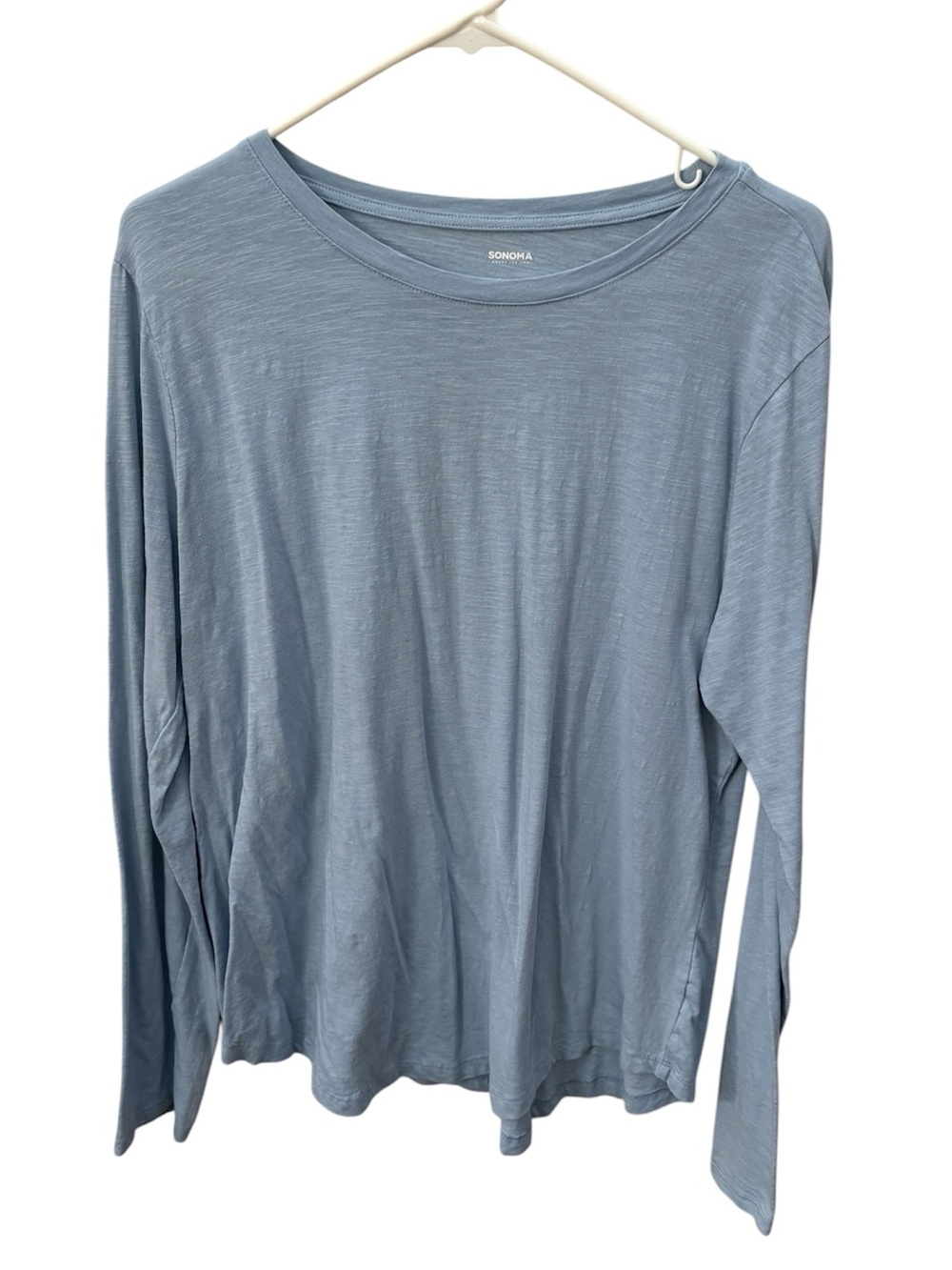 Sonoma Light Blue Long Sleeve Everyday Tee XL